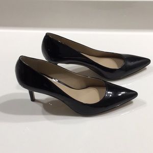 Black Patent Leather | Low Heel Pump